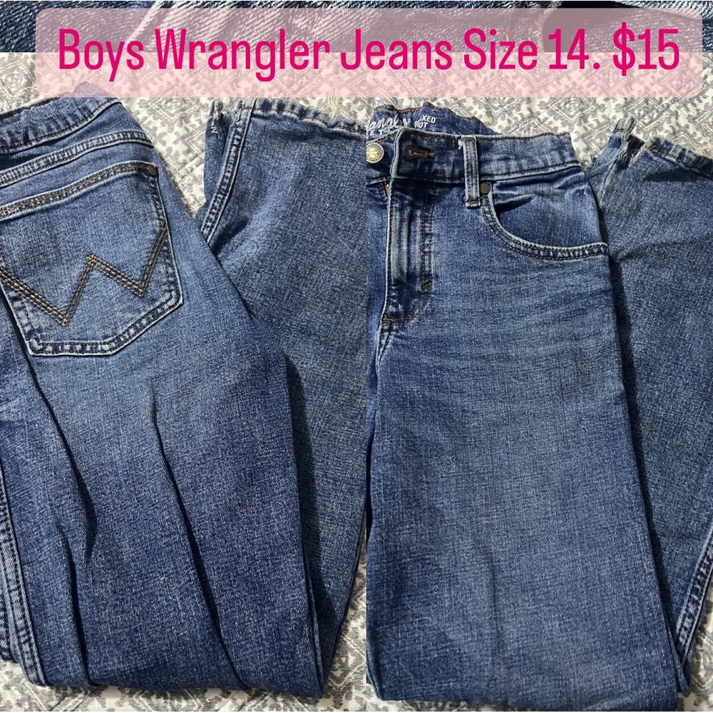 Boys wrangler jeans